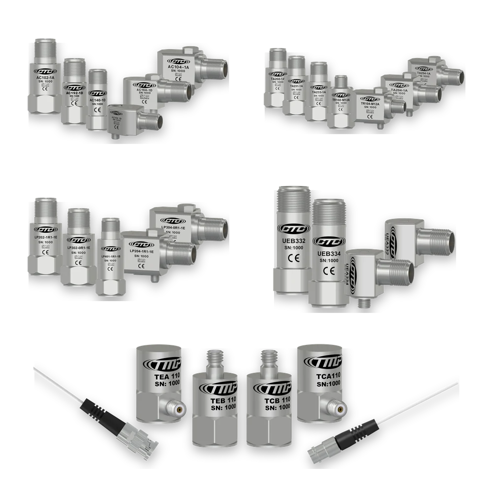 CTC vibration and temperature sensor range